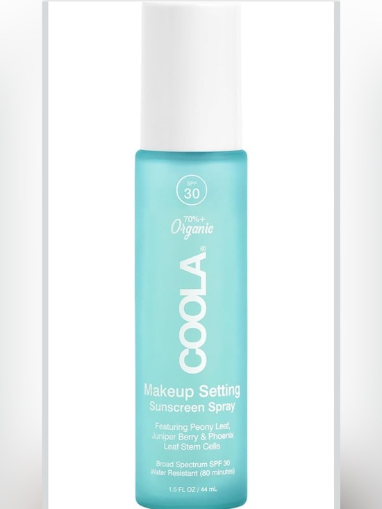 COOLA Other - Unused! COOLA Aqua-Turquoise Makeup Setting Sunscreen Spray SPF 30